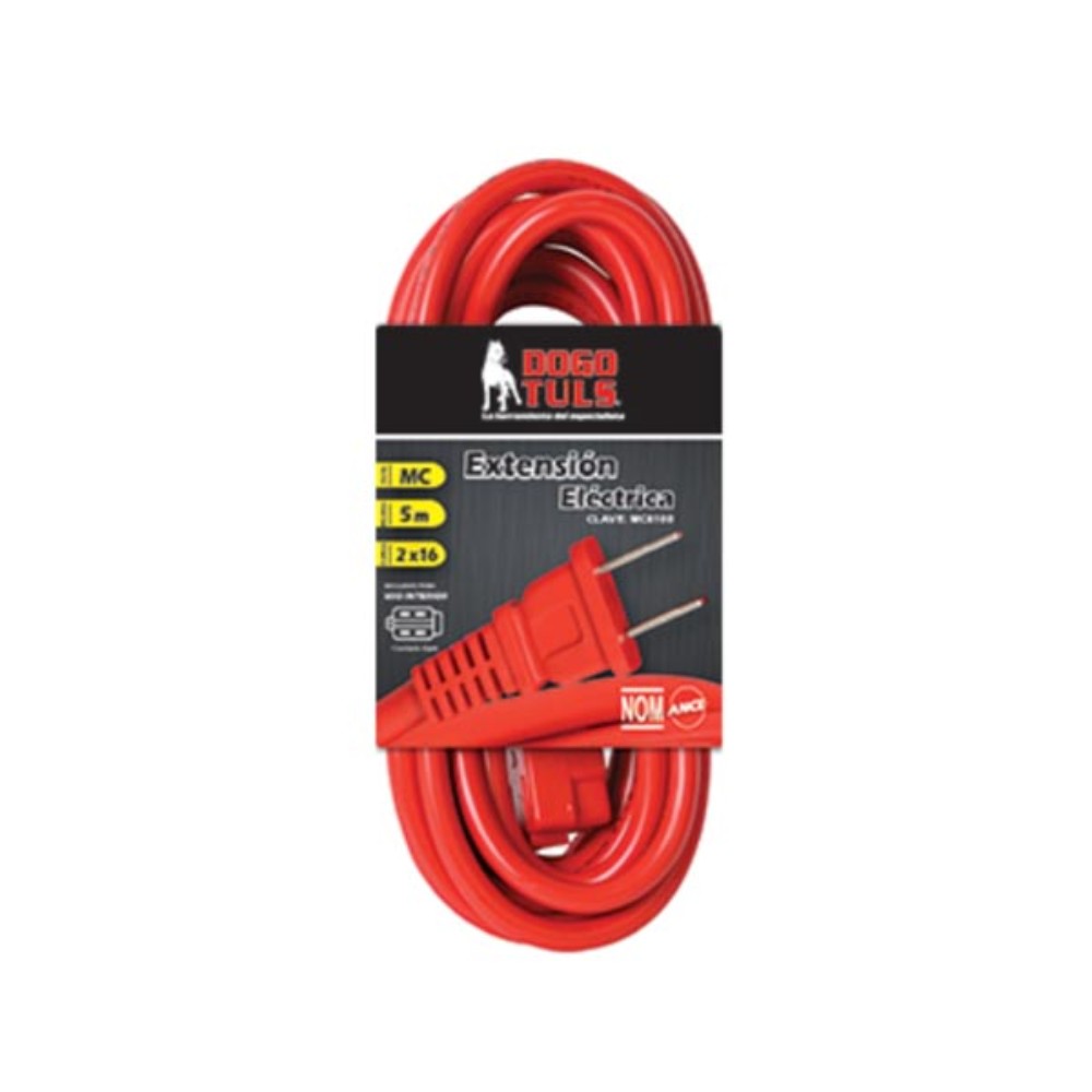 EXTENSION ELECTRICA 2x16 15 MTS USO RUDO MC8104