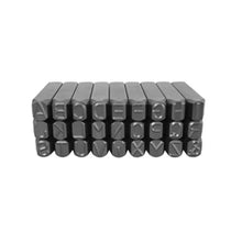 JUEGO DE LETRAS 1/4" GOLPE DE ACERO 6MM SP2052 - Sanplom