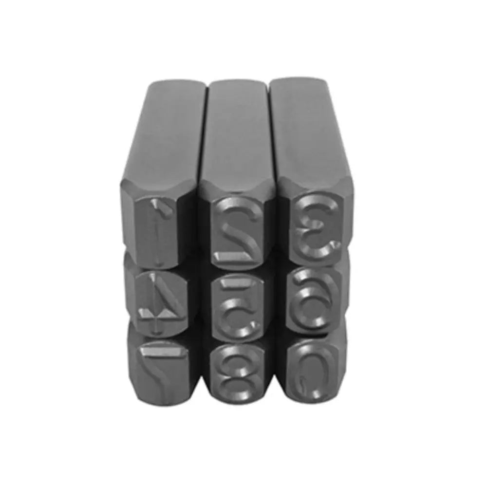 JUEGO DE NUMEROS 3/8" GOLPE DE ACERO 10mm SP2047 - Sanplom