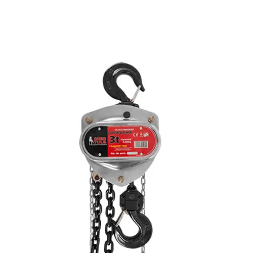 GARRUCHA CROMADA CON CADENA 3TONELADAS X 10mts DOGOTULS HB5022 - Dogotuls