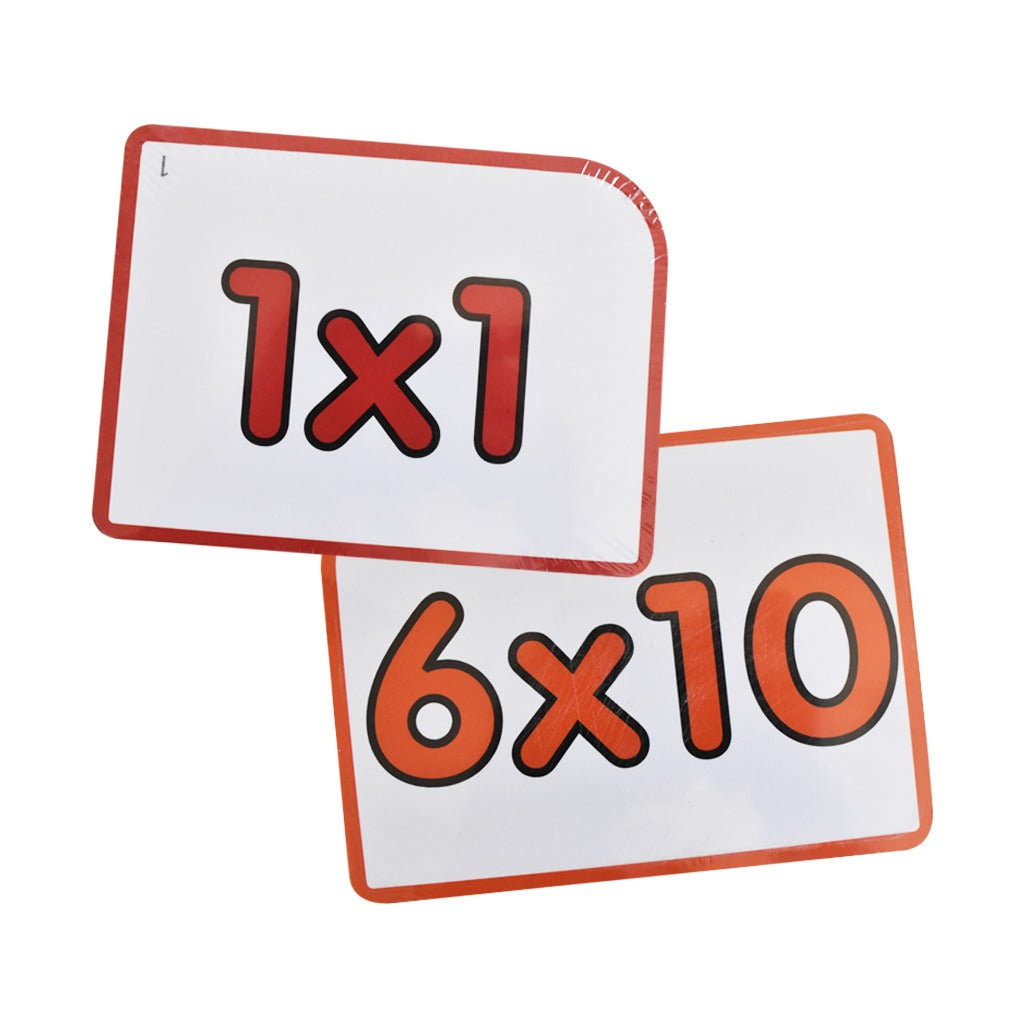 FLASH CARDS TABLAS DE MULTIPLICAR