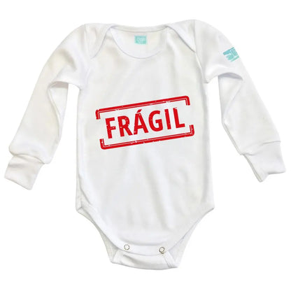 Body Bebé Frágil Manga Larga / Blanco / 24m - Coveme