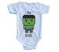 Body Bebe HolkiBaby Pañalero Plash Manga Corta Azul 0m
