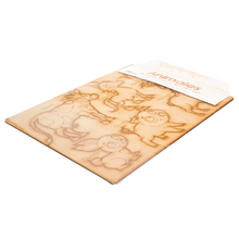 Tablero Didáctico De Madera Con Animales - MarchanteMX