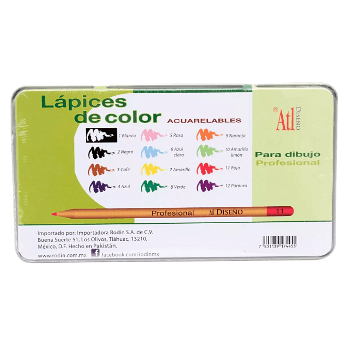 Lápices Profesionales De Colores Acuarelables Para Diseño - MarchanteMX