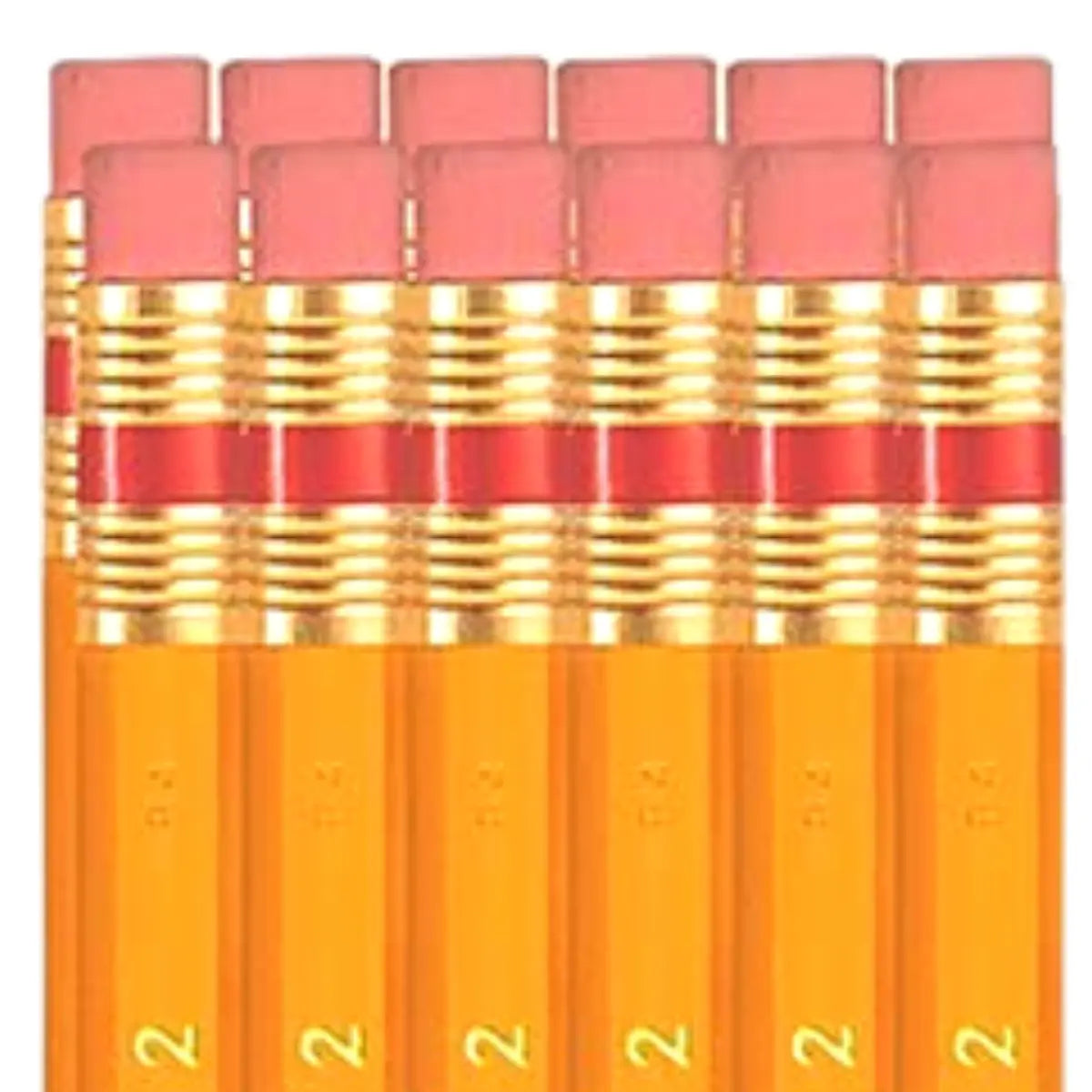 Lápiz de grafito #2 Mirado hexagonal 8 piezas - Papermate - vista lateral