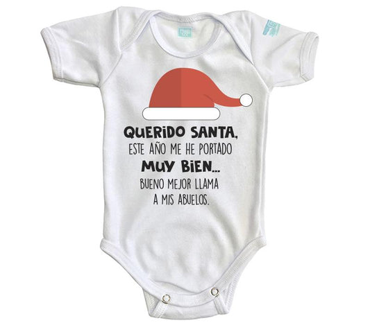 Body Bebé Llama A Mis Abuelos - MarchanteMX
