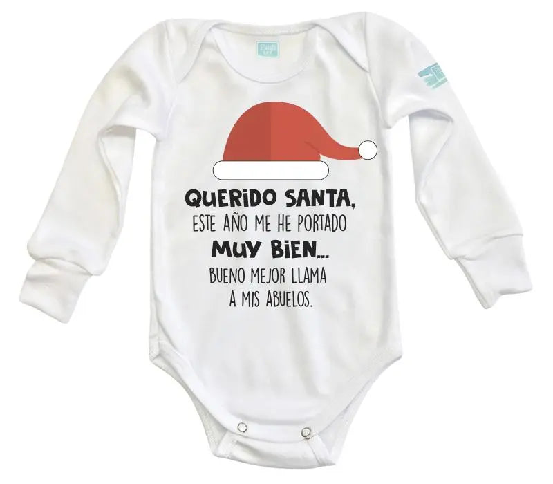 Body Bebé Llama A Mis Abuelos - MarchanteMX