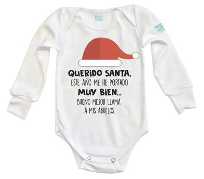 Body Bebé Llama A Mis Abuelos - MarchanteMX