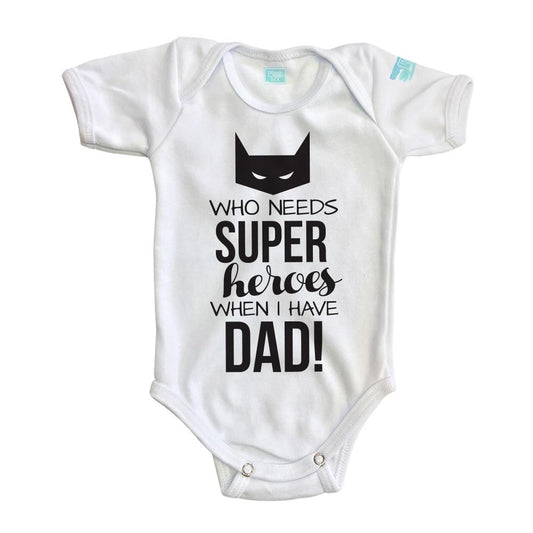 Pañalero Super Heroes Inglés Día del Padre - MarchanteMX