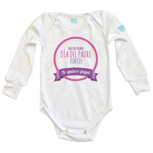 Pañalero Nuestro Primer Día del Padre Círculo Diseño Rosa - MarchanteMX