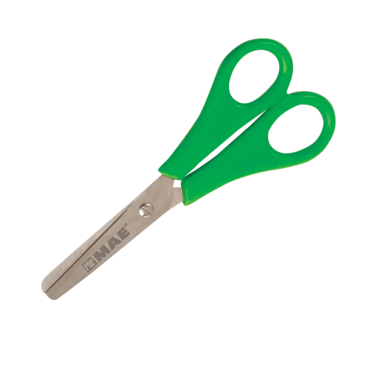 Tijera Escolar Mae 5 Pulgadas Punta Roma Con Regla MAE