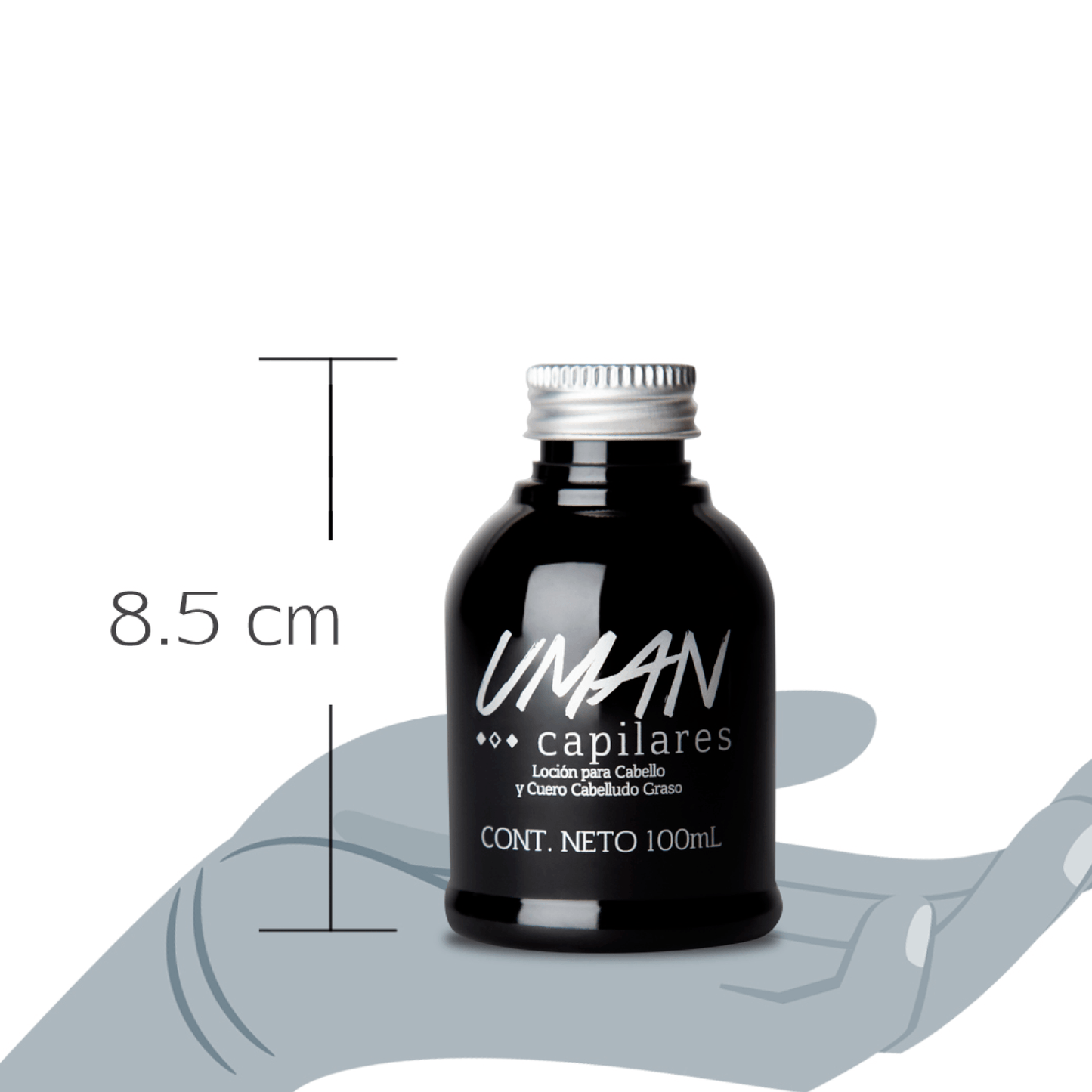 Kit Shampoo de Mujer para Cabello Graso + Loción 250ml + Cepillo Anti Caída Color Salmón - MarchanteMX