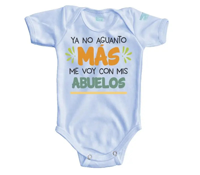 Body Bebé Me voy con mis abuelos - MarchanteMX