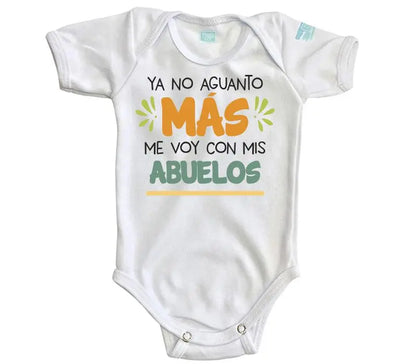 Body Bebé Me voy con mis abuelos - MarchanteMX