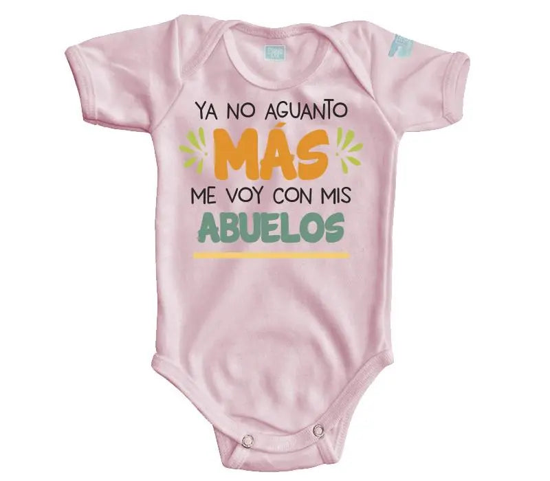 Body Bebé Me voy con mis abuelos - MarchanteMX