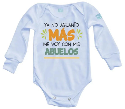 Body Bebé Me voy con mis abuelos - MarchanteMX