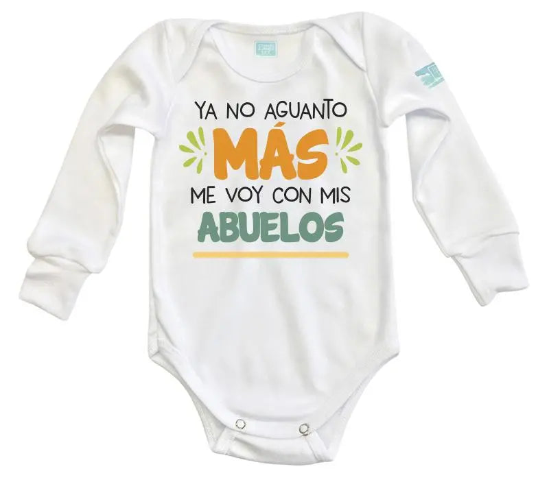 Body Bebé Me voy con mis abuelos - MarchanteMX