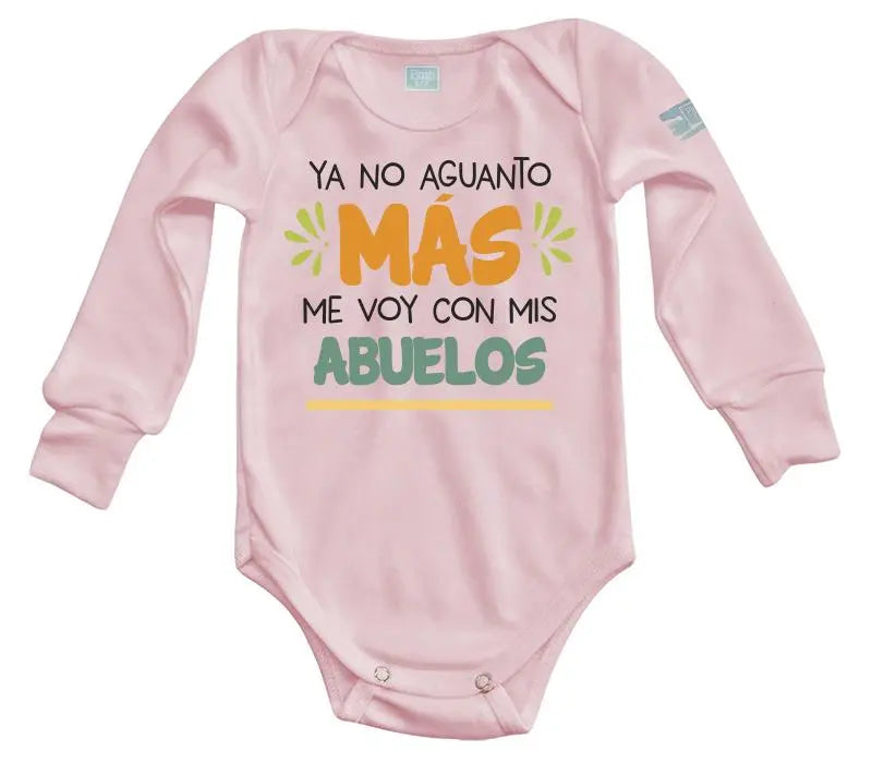 Body Bebé Me voy con mis abuelos - MarchanteMX