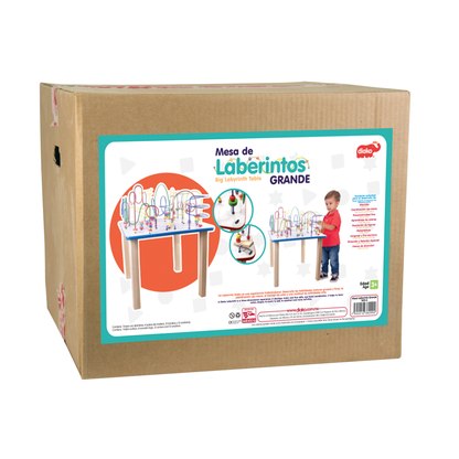 Mesa De Laberintos Gigante Color Multicolor