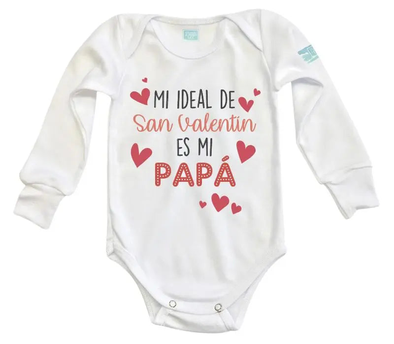 Body Bebé Mi Ideal De San Valentín - MarchanteMX