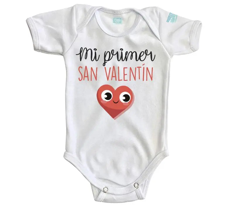 Body Bebé Mi Primer San Valentín (Corazón 2) - MarchanteMX