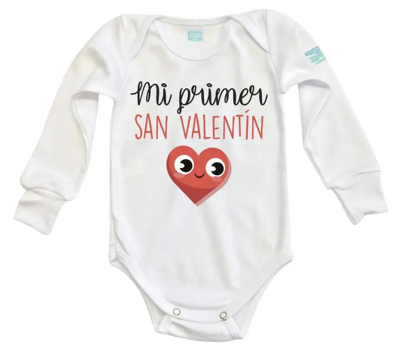 Body Bebé Mi Primer San Valentín (Corazón 2) - MarchanteMX