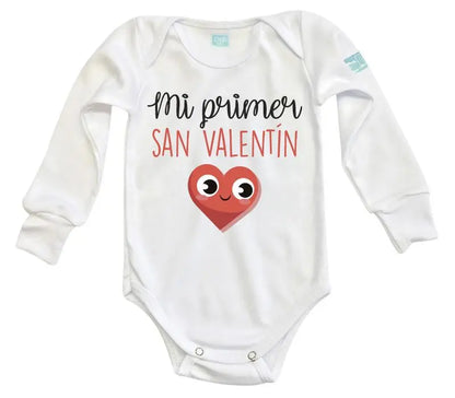 Body Bebé Mi Primer San Valentín (Corazón 2) - MarchanteMX