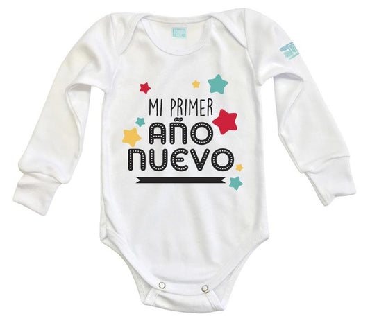 Body Bebé Mi Primer Año Nuevo - MarchanteMX