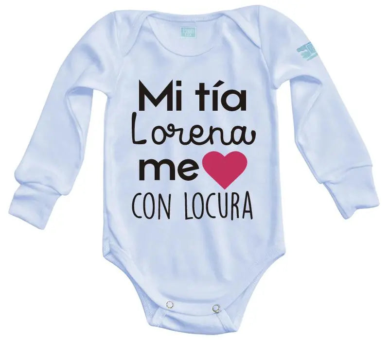 Body Bebé Me Ama Con Locura - MarchanteMX