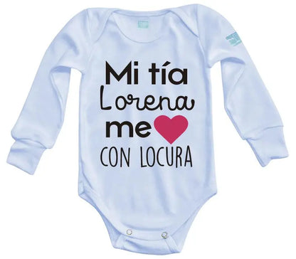 Body Bebé Me Ama Con Locura - MarchanteMX