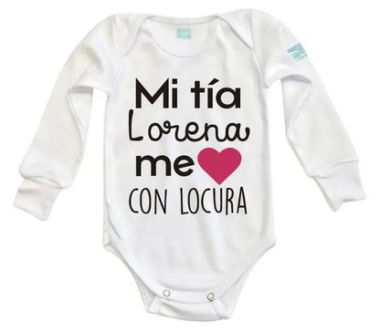 Body Bebé Me Ama Con Locura - MarchanteMX