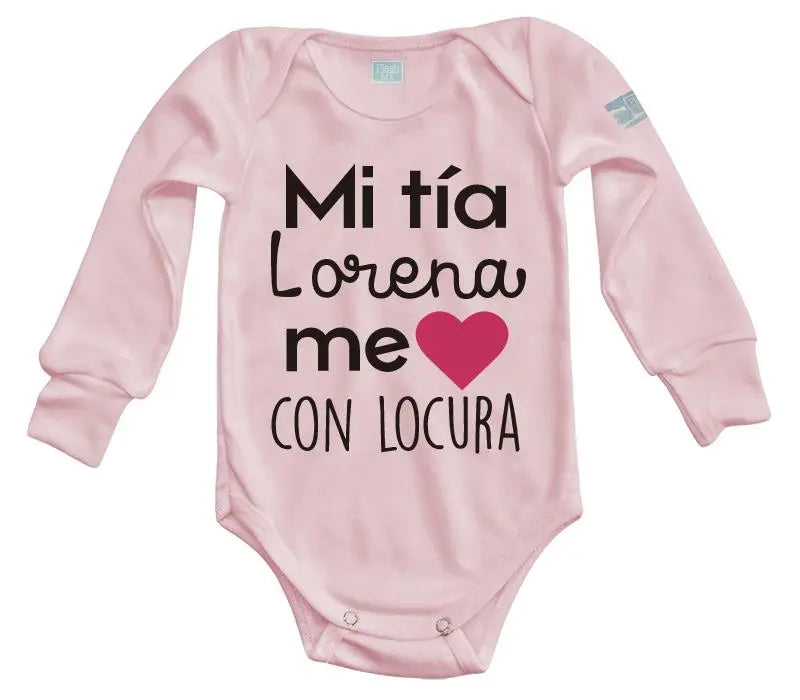 Body Bebé Me Ama Con Locura - MarchanteMX