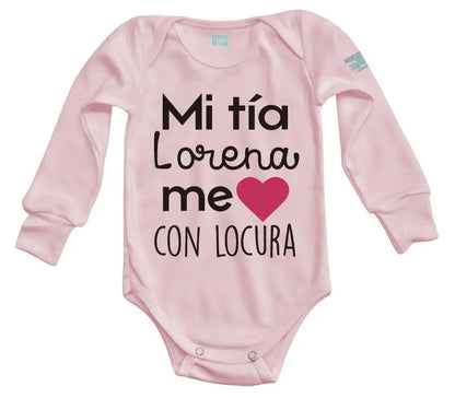Body Bebé Me Ama Con Locura - MarchanteMX