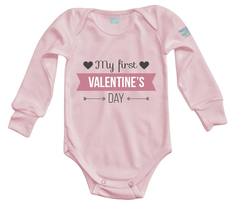 Body Bebé My First Valentine (Banda) - MarchanteMX