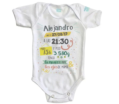 Body Bebé Natalicio - MarchanteMX