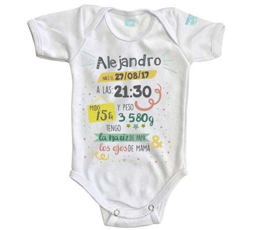 Body Bebé Natalicio - MarchanteMX