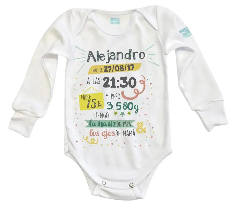 Body Bebé Natalicio - MarchanteMX