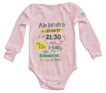 Body Bebé Natalicio - MarchanteMX