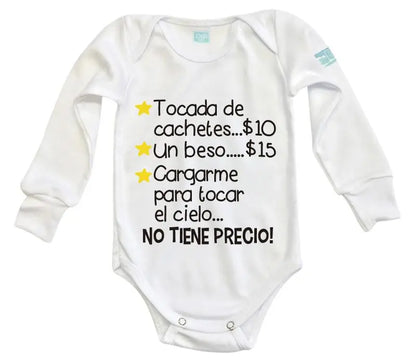 Body Bebé No Tiene Precio - MarchanteMX
