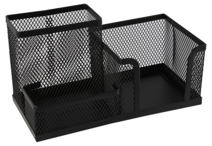 Organizador de escritorio 3 divisiones malla MAE 1 pieza