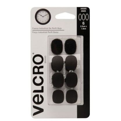 6 Pack Cinta Adherible VELCRO® Alta fijación Círculos Sujetadores Negros - MarchanteMX