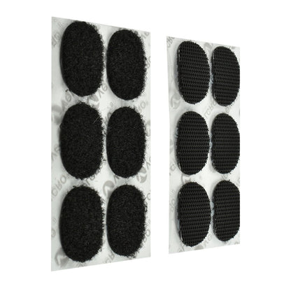 6 Pack Cinta Adherible VELCRO® Alta fijación Círculos Sujetadores Negros - MarchanteMX
