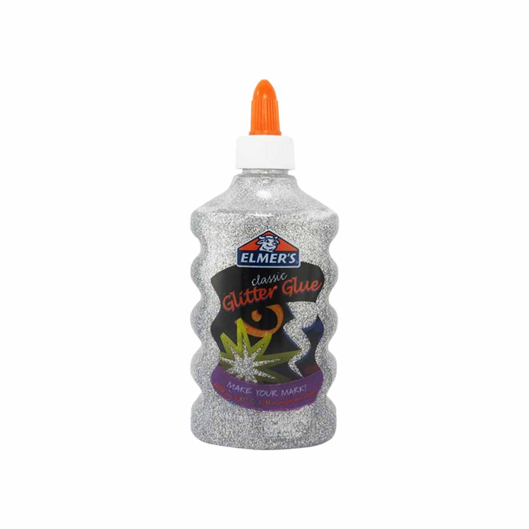 PEGAMENTO ELMERS GLITTER PLATA 6 OZ