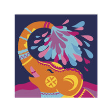 PINTA POR NÚMERO KIDS 21X21 ELEFANTE SPLASH