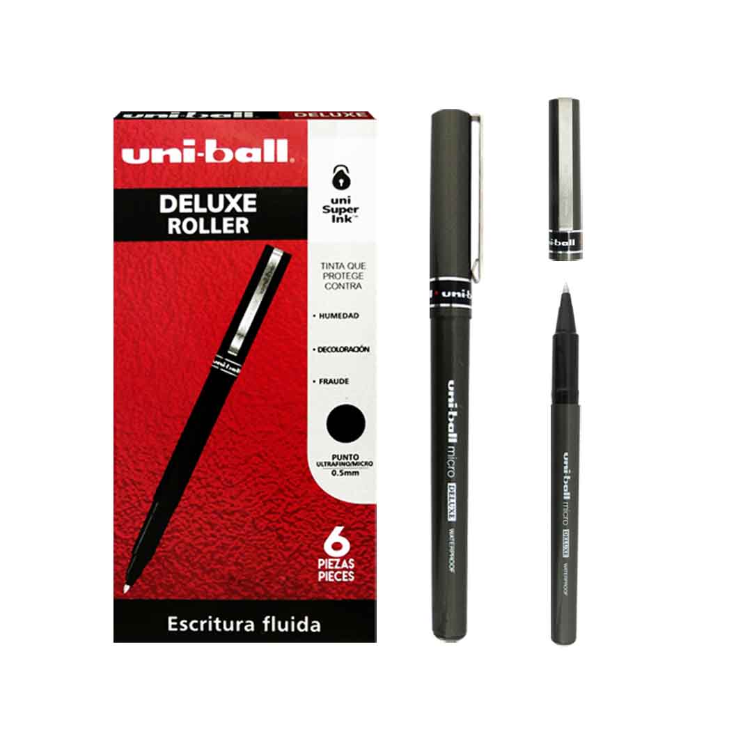 Bolígrafo uni Ball Deluxe ub-155 de 0.5 mm