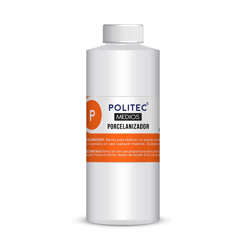 Porcelanizador 115ml Politec Barniz Agua Acabado Brillante
