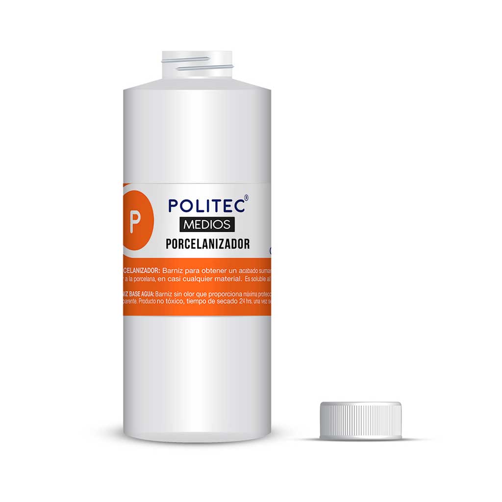 Porcelanizador 115ml Politec Barniz Agua Acabado Brillante
