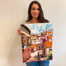 PINTA POR NÚMERO PUEBLO MÁGICO 40X50