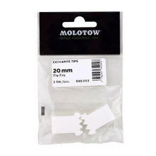 MOLOTOW - PUNTAS ZIGZAG INTERCAMBIABLES 20MM SERIE 400-600